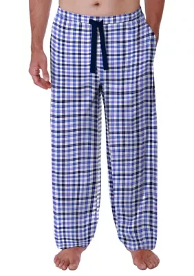 Plaid Printed Pajama Pants