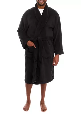 Big & Tall Solid Comfort Soft Robe