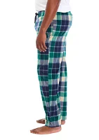 Big & Tall Plaid Silky Fleece Pants