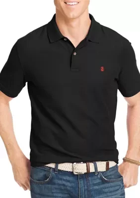 Short Sleeve Solid Stretch Advantage Pique Polo Shirt