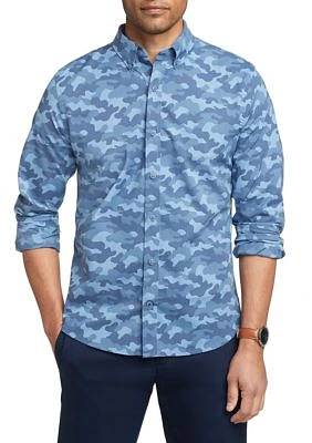 Saltwater Slim Fit Camo Button Down Shirt