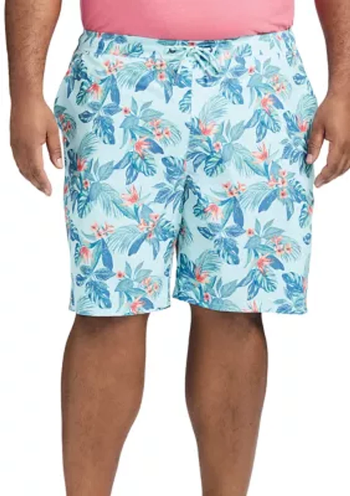 Big & Tall Saltwater Beach Performance Swim Trunks