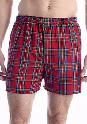 Ultimates Classic Tag-Free Tartan Boxers - 5 Pack