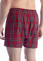 Ultimates Classic Tag-Free Tartan Boxers - 5 Pack