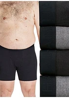 Big & Tall Boxer Briefs - 4 Pack