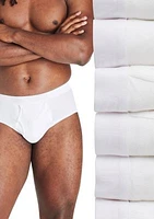 Big & Tall White Boxer Briefs - 6 Pack