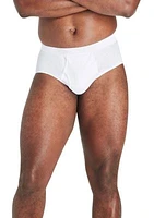 Big & Tall White Boxer Briefs - 6 Pack