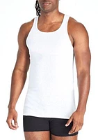 Big & Tall White Tank Top - 5 Pack