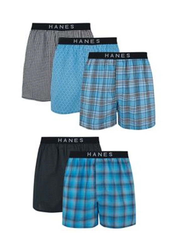 Ultimate Plaid Boxers - 5 Pack