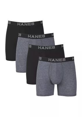 4-Pack of Assorted Boxer Briefs