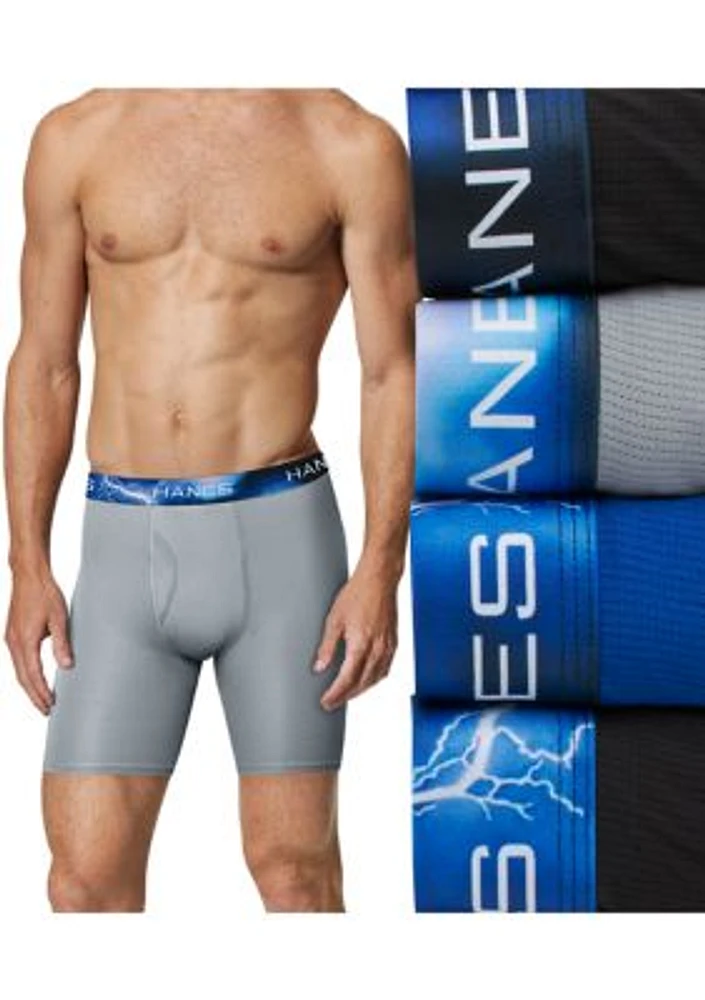 Ultimate X-Temp 2.0 Air Long Leg Boxer Briefs - 4 Pack