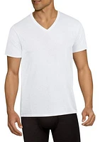 Assorted Mesh V-Neck T-Shirts - 4 Pack