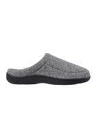 Heathered Cord Knit Jermaine Hoodback Slippers