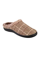 Plaid Brett Hoodback Slippers