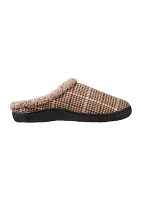 Plaid Brett Hoodback Slippers