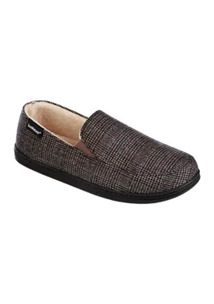 Glen Plaid Tanner Closed Back Slippers