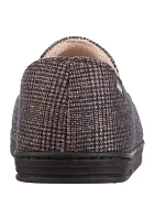 Glen Plaid Tanner Closed Back Slippers