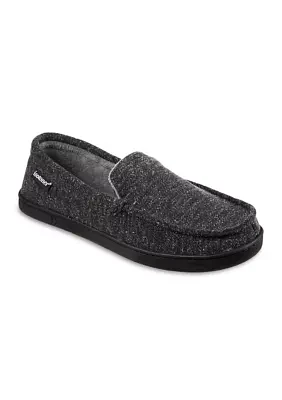 Heather Knit Preston Moccasin Slippers