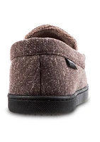 Heather Knit Preston Moccasin Slippers