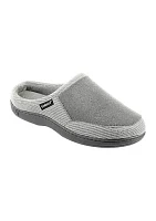 Micro Terry Waffle Knit Travis Hoodback Slippers