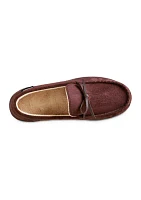 Nigel Microsuede Moccasin Slippers