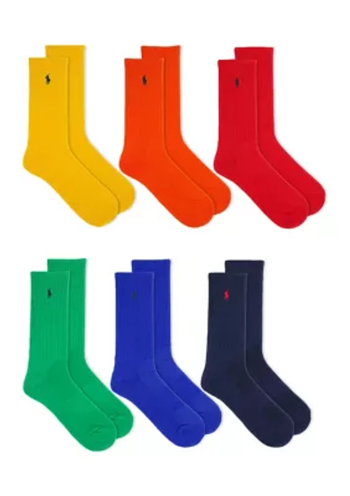 Crew Socks - 6 Pack