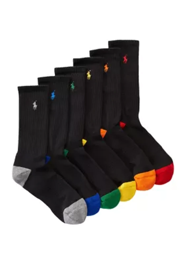 Crew Socks - 6 Pack