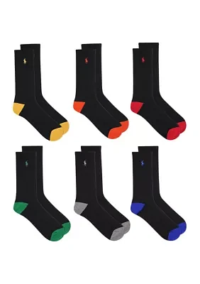 Crew Socks - 6 Pack