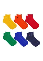 Quarter Socks - 6 Pack