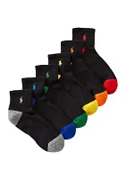 Quarter Socks - 6 Pack