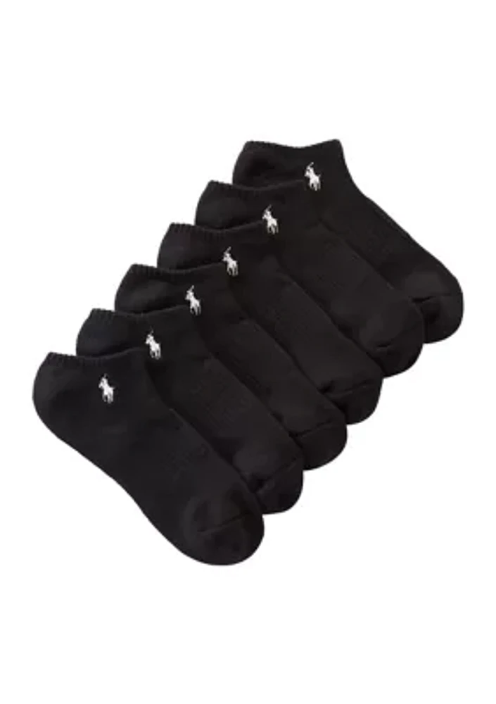 Ribbed Low Cut Socks - 6 Pack