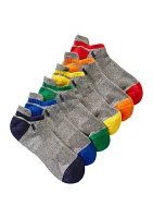 Low Cut Assorted Socks - 6 Pack