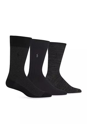 Supersoft Birdseye Trouser Socks - 3 Pack