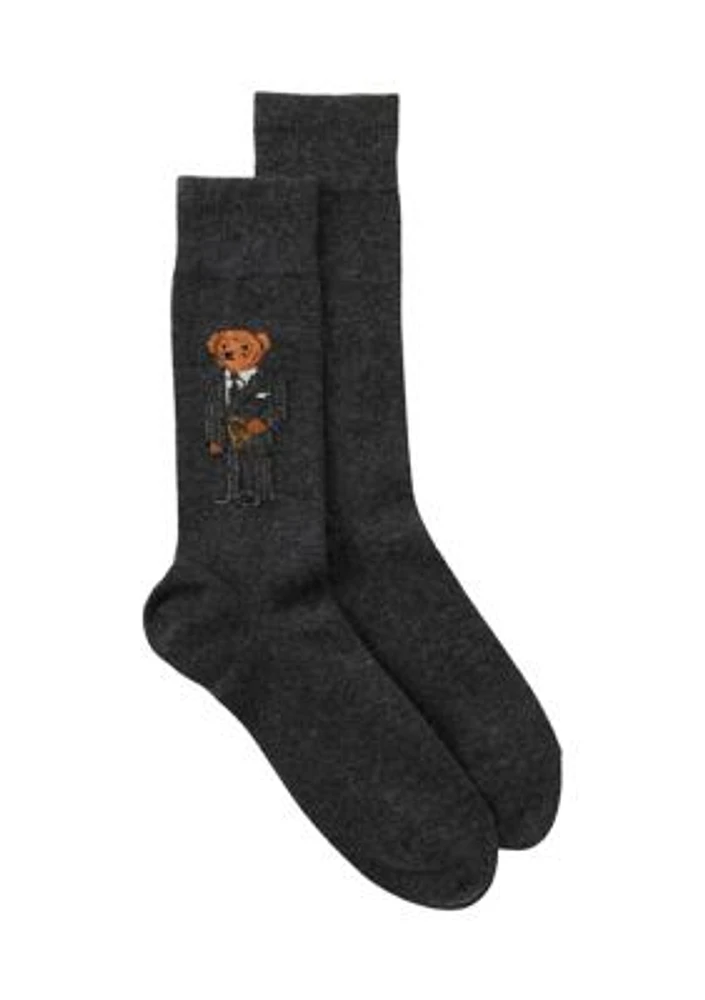 Suited Bear Socks