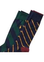 Set of Printed Cotton Crew Socks