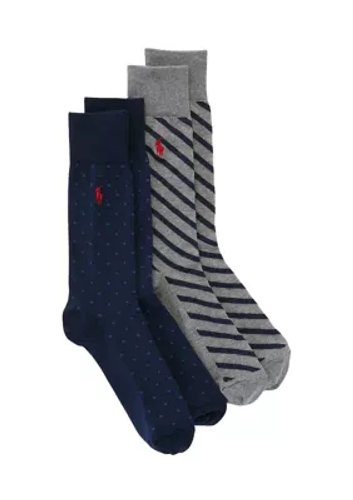 Dot Slack Socks - 2 Pack