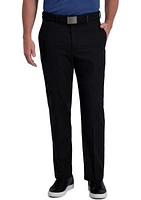 Men's Cool Right Performance Flex Solid Classic Fit Flat Front Pants