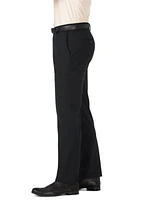 4 Way Stretch Slim Fit Super Flex Waistband Flat Front Dress Pants