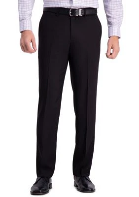 Men's Premium Comfort Straight Fit Flat Front Dress Pant