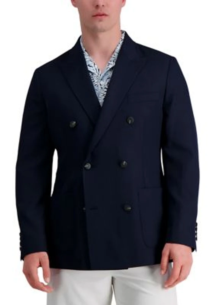 Smart Wash™ Stretch Double Breasted Sport Coat