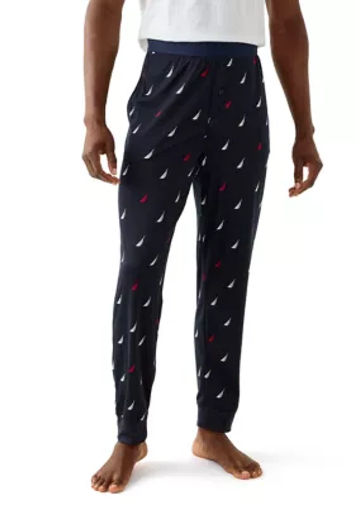 Printed Sleep Jogger Pants