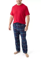 Big & Tall Nautica Plaid Pant Set