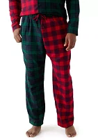 Big & Tall Plaid Fleece Sleep Pants