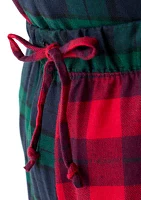 Big & Tall Plaid Fleece Sleep Pants