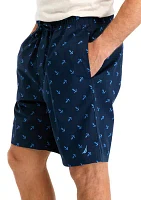 Sustainably Crafted Printed Poplin Sleep Shorts