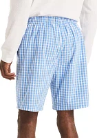 Sustainably Crafted Plaid Poplin Sleep Shorts