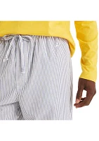 Sustainably Crafted Striped Poplin Sleep Pants