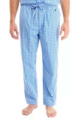 Sustainably Crafted Plaid Poplin Sleep Pants