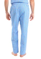 Sustainably Crafted Plaid Poplin Sleep Pants