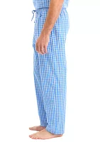 Sustainably Crafted Plaid Poplin Sleep Pants